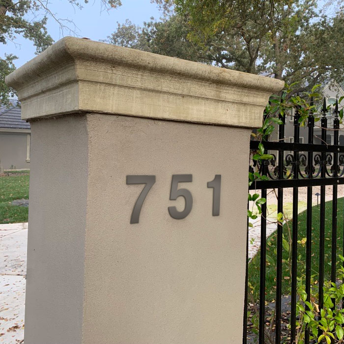 751 house numbers glamour